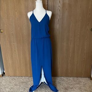 Chic Royal Blue Maxi Dress